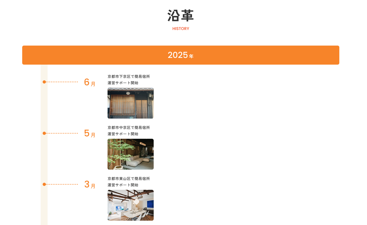ヒストリー・沿革 -参考になるWebデザインパーツまとめ- | Web Design Garden | 毎日更新!Webデザイン参考ギャラリーサイト